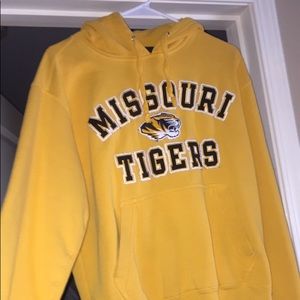 yellow mizzou hoodie